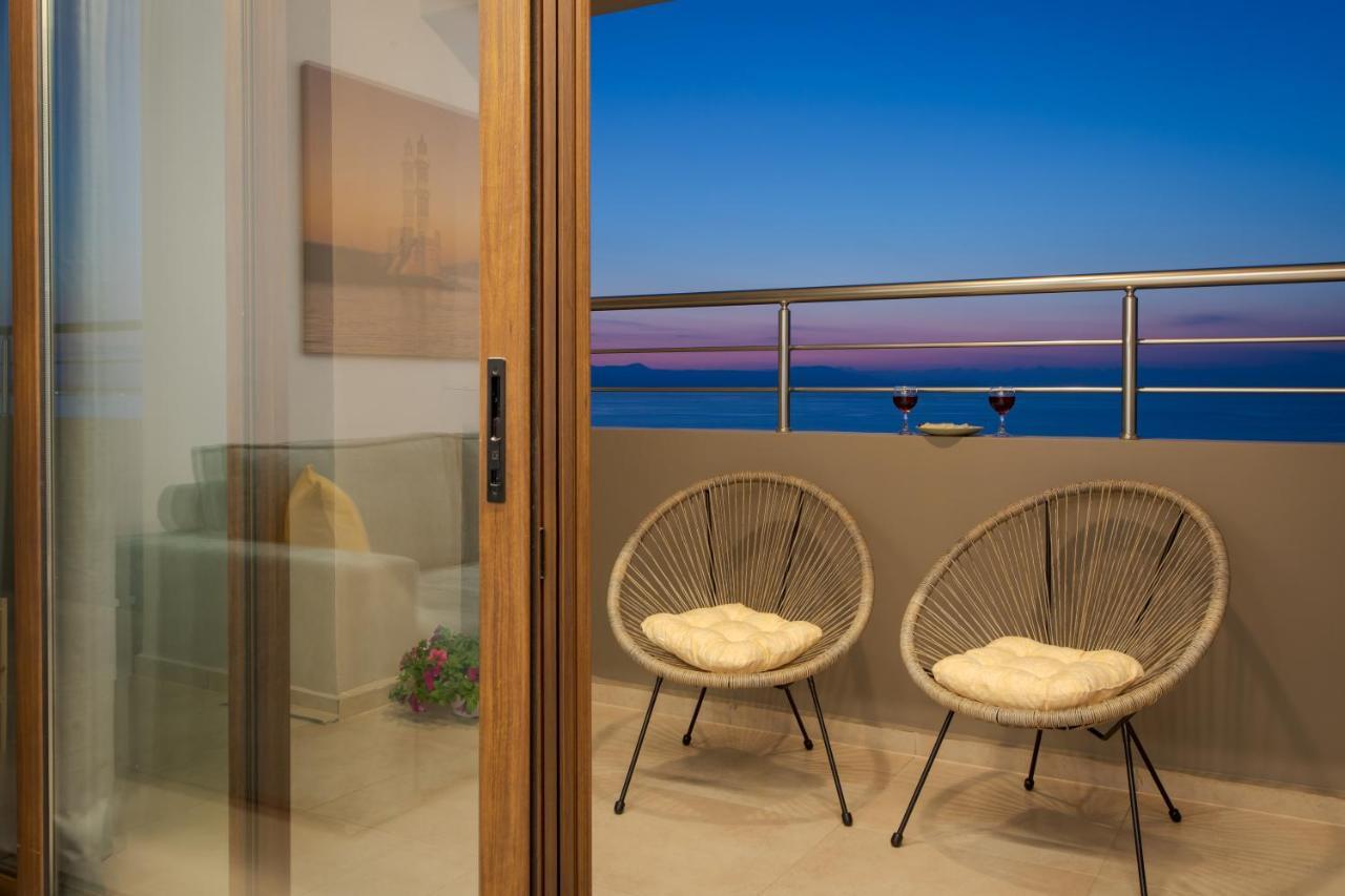 Overview Chania With Sea View And Amazing Sunset Eksteriør bilde